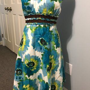 CITY TRIANGLES JUNIORS SUNDRESS SIZE 7 FLORAL